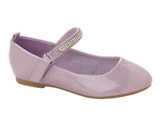 GIRLS LILAC PURPLE PATENT