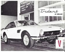 Trident Venturer V6 c1969-1974 UK Market Foldout Sales Brochure