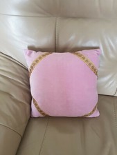New small pink velvet cushion