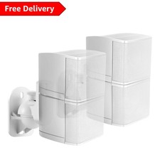 2 Pack White Satellite Speaker