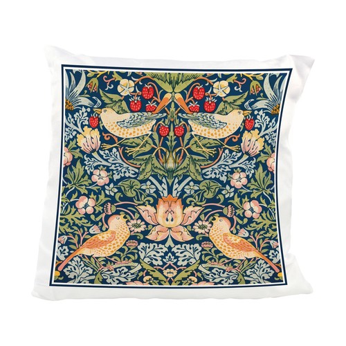 Strawberry thief cushion - cushion,