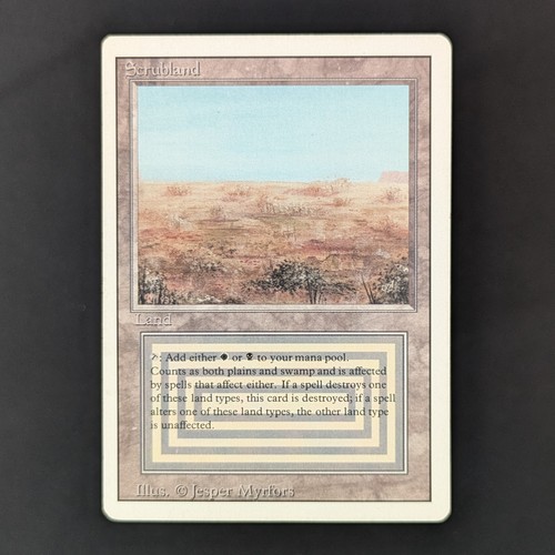 Mtg scrubland - \\>>, <<//