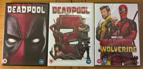 Deadpool trilogy dvd set 3 - set,