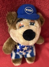 Vintage 1970s-1980s Woody Bear Mascot Soft Toy Plush Collectible