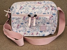 Pavers Pink Flowery Roomy Crossbody/Shoulder Bag