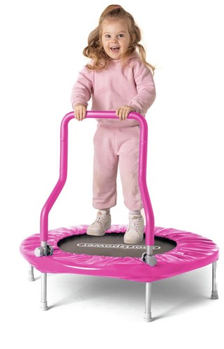 Kids 3ft trampoline pink - kids,