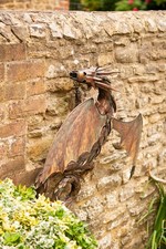LARGE WALL DRAGON Sculpture