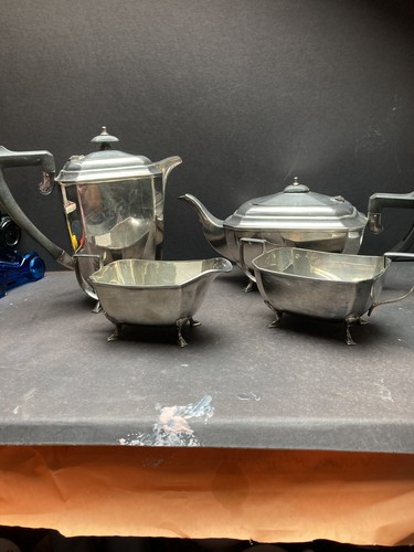 Art deco epns silver plate - a1,