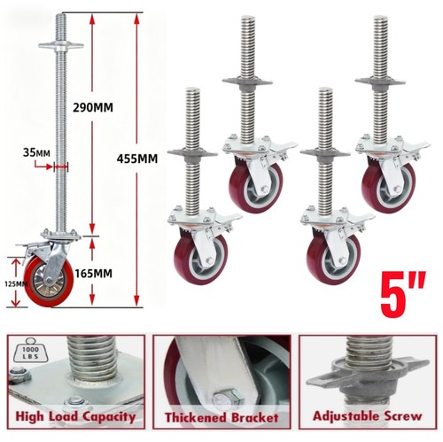 Alloy tower castors - tower,
