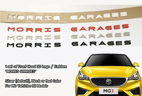 Silver morris garages - hood, 3d