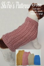 Knitting Pattern for dog coat