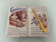 Goldilocks and the Three Bears Nursery Rhyme Book Tin Box 1995 Silver Crane Co.