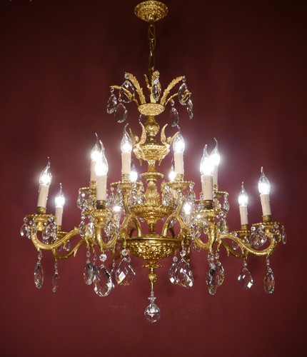 Large antique chandelier - large,