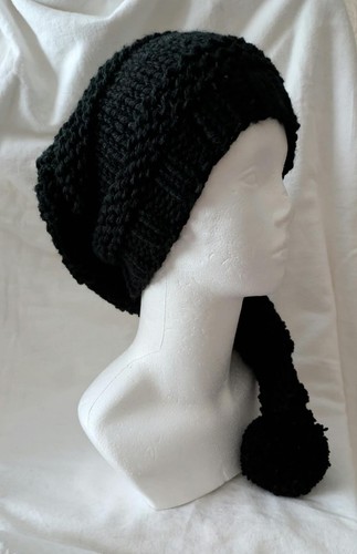 Hand knitted adult size - adult, black