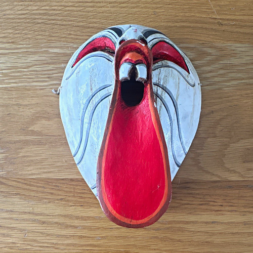 Hand carved painted - hand,