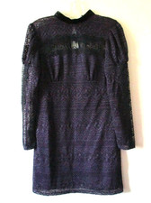 TOPSHOP Dress PURPLE Black