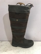 Wyre Valley waterproof size 4 knee high brown womens boots shoes leather  - NL