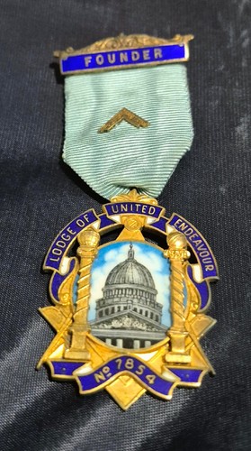 Masonic founders jewel lodge - founders,