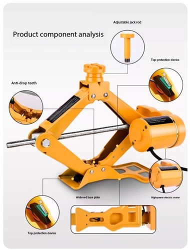 Ton electric jack - jack, scissor