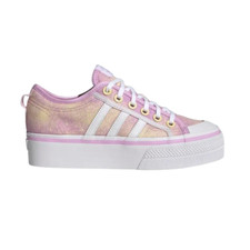 adidas Nizza Platform Womens Trainers Originals GY9476 Pink RRP £55 CLEARANCE