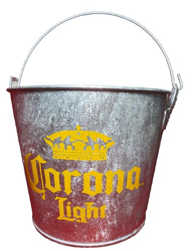 Corona light beer galvanized - beer,