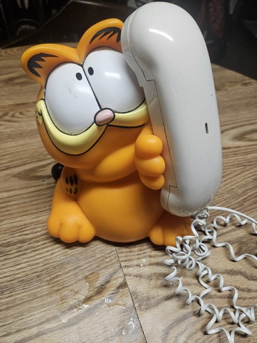 Garfield talking vintage - talking, phone