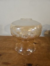 Etched glass lamp shade 