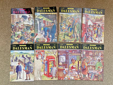 8 x Vintage The Dalesman Magazines - 1958   Issues May - December