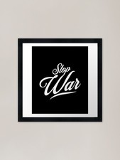 stop war Framed Art Print