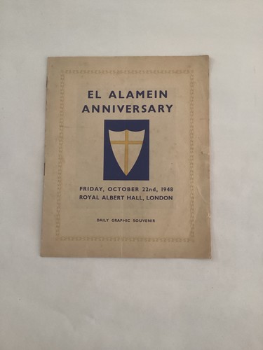 Alamein anniversary 1948 - el,
