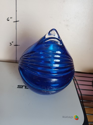 Cobalt blue sphere bowl - cobalt,