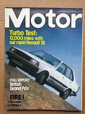 RENAULT 18 TURBO MOTOR