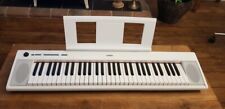 Yamaha Piaggero NP-12 portable Piano White 61 key piano 10 voices 64 Polyphony