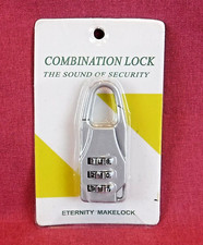 TWO Eternity Makelock 3-Digit Combination Locks Luggage Travel Gym School Locker
