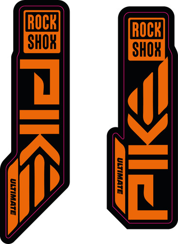 Rockshox pike fork decal kit - pike,