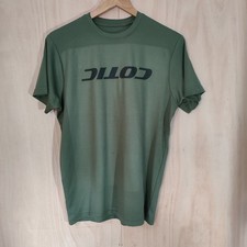 Cotic Bikes Short Sleeve Jersey Size Medium Mens MTB Green Reverse Logo