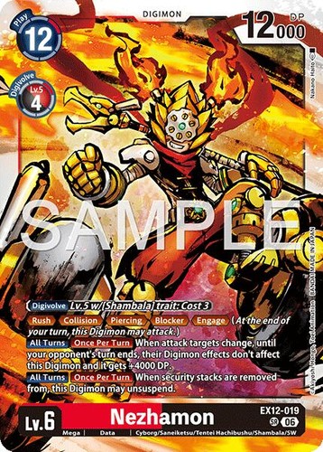 Nezhamon ex12 019 digimon - [ex12-019],