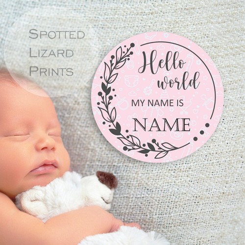 Personalised hello world baby - personalised,