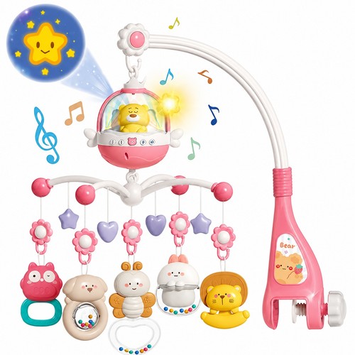Baby crib musical mobile - crib,
