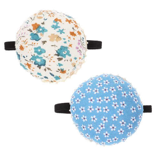 2pcs floral pin cushions wrist - 2pcs,