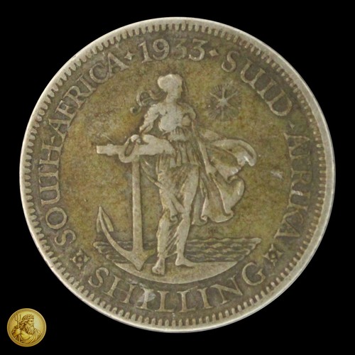 1933 south africa - 1, shilling