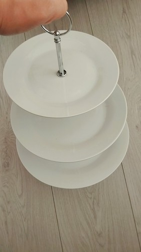 Tier round white cake stand - 3,