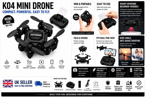 K04 mini drone camera - k04, 4k