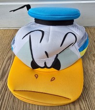 New Disney Parks Costume Donald Duck Mesh Foam Baseball Hat Cap Adjustable Adult