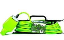 IP54 Extension Power Lead 13A 15M Metre Outdoor Garden Workshop Weatherproof