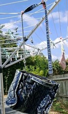 Stadivarius Women's Jeans Hand Bag Shoulder Bag Blue Cotton