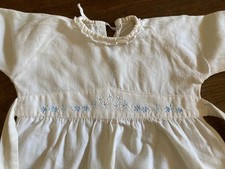 Vintage BABY CHILDS Brushed cotton DRESS PETTICOAT 20" Chest Embroidered