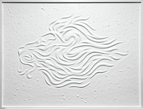 Hand made plaster wall art