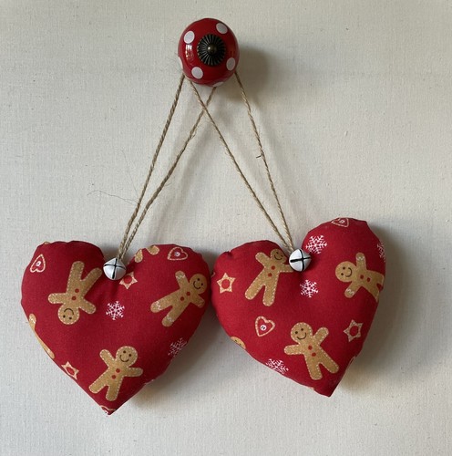 Pair heart door hangers - pair,