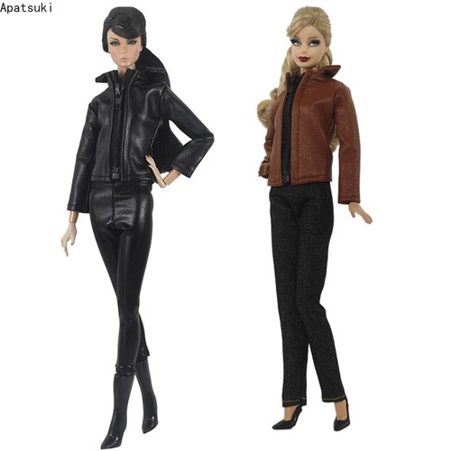 Fashion leather zipper coat - zipper,